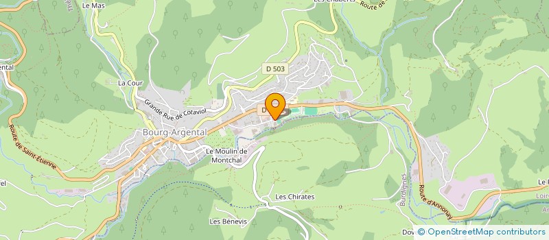 localisation de l'entreprise CHEZ STEPH ET DAV  BOURG-ARGENTAL