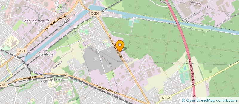 localisation de l'entreprise CHEZ STEPH ET MARIE  RIXHEIM