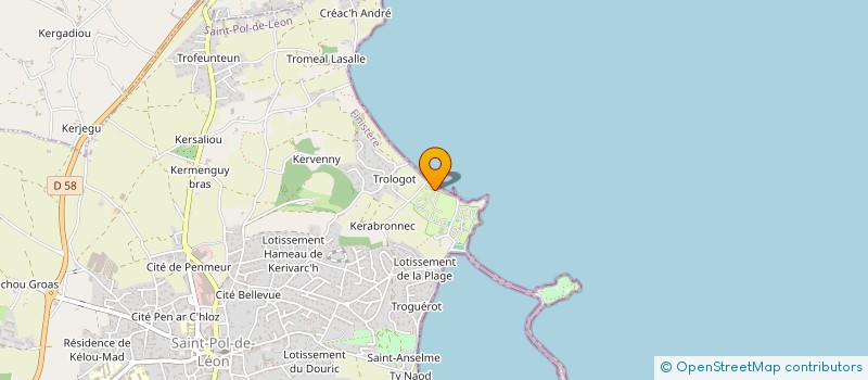 localisation de l'entreprise CHEZ STEPHANA  SAINT-POL-DE-LEON