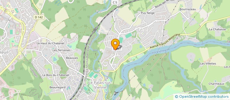 localisation de l'entreprise CHEZ SULO  LE PALAIS-SUR-VIENNE