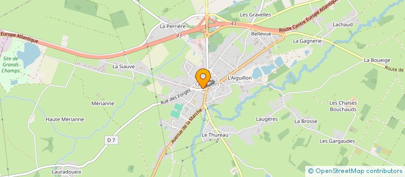 localisation de l'entreprise CHEZ SULO  GOUZON