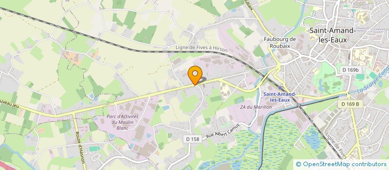 localisation de l'entreprise CHEZ SUZANNE  SAINT-AMAND-LES-EAUX