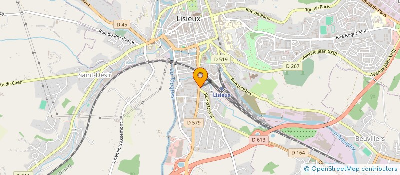 localisation de l'entreprise CHEZ SUZETTE à LISIEUX