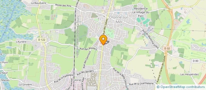 localisation de l'entreprise CHEZ SUZON à LES SABLES-D'OLONNE