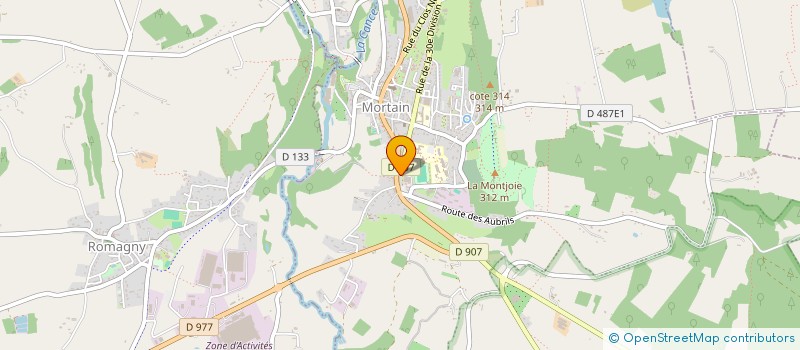 localisation de l'entreprise CHEZ SYLVAIN à MORTAIN-BOCAGE