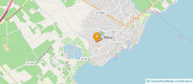 localisation de l'entreprise CHEZ SYLVIE à MEZE