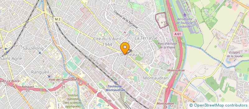 localisation de l'entreprise CHEZ SYLVIE à TOULOUSE