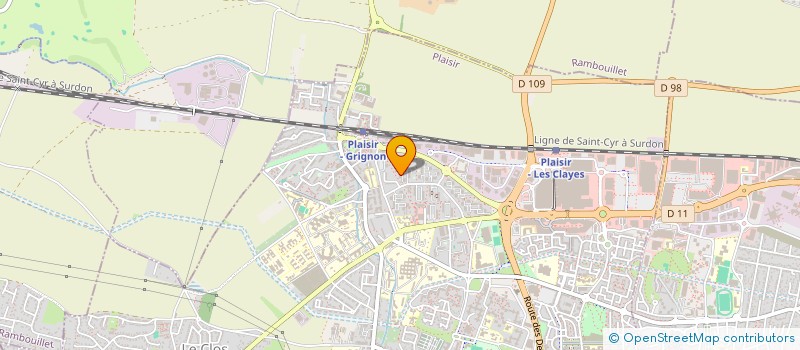 localisation de l'entreprise CHEZ SYLVIE ET YVAN  PLAISIR