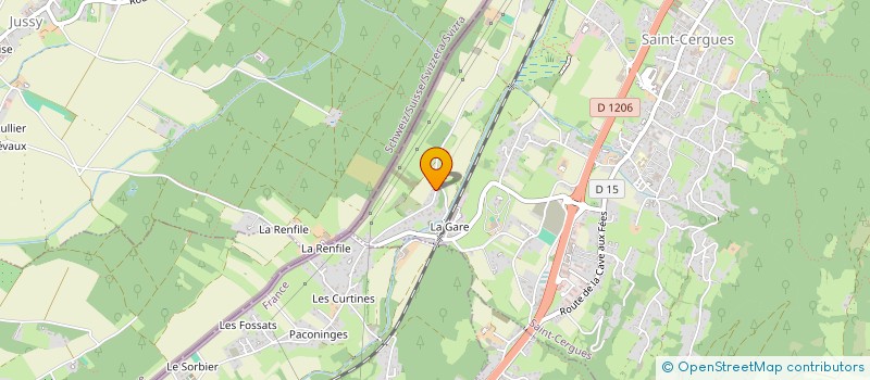 localisation de l'entreprise CHEZ TATIE ALICE  SAINT-CERGUES