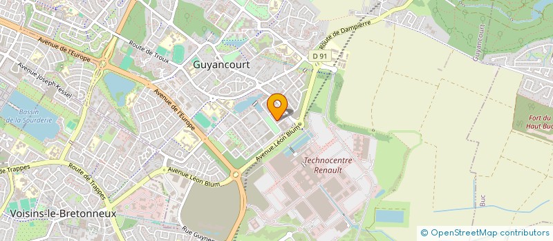 localisation de l'entreprise CHEZ TEIXEIRA & ALMEIDA  LA QUEUE-LES-YVELINES