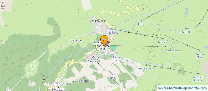 localisation de l'entreprise CHEZ TELM'  SAINT FRANCOIS LONGCHAMP