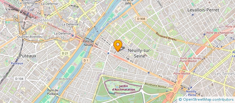 localisation de l'entreprise CHEZ THAI à NEUILLY-SUR-SEINE