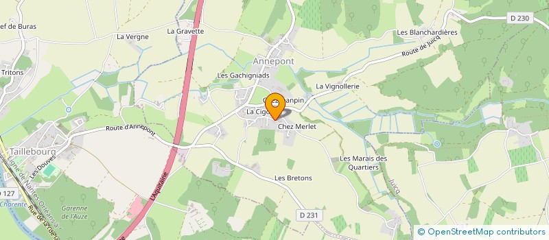 localisation de l'entreprise CHEZ THEO ET MANOU  ANNEPONT