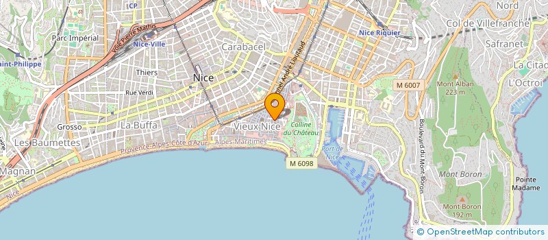 localisation de l'entreprise CHEZ THERESA à NICE