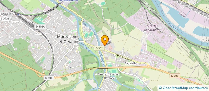 localisation de l'entreprise CHEZ THEREZ à MORET-LOING-ET-ORVANNE