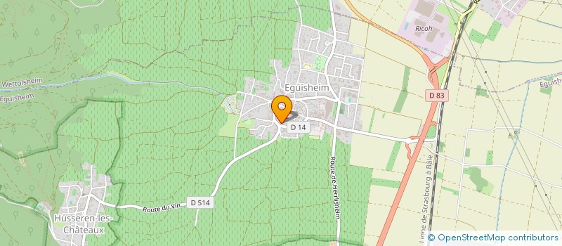 localisation de l'entreprise CHEZ THIERRY - TENTATIONS SARL  COLMAR