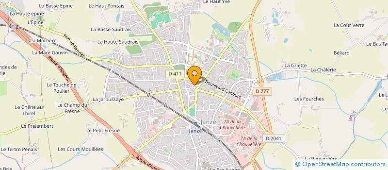 localisation de l'entreprise CHEZ TINTIN BARBIER  JANZE