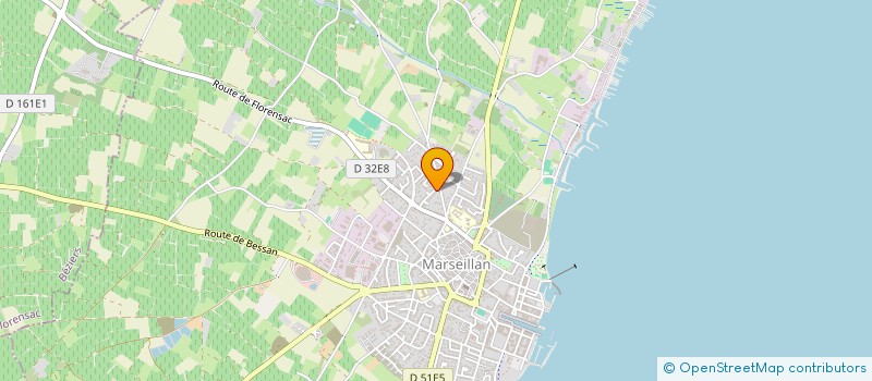 localisation de l'entreprise CHEZ TITIN à MARSEILLAN