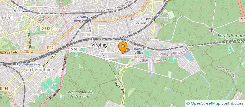 localisation de l'entreprise CHEZ TITINE  VIROFLAY