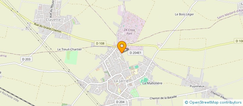 localisation de l'entreprise CHEZ TOASTY  LA JARRIE