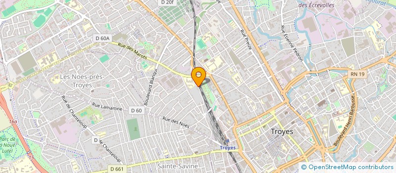 localisation de l'entreprise CHEZ TOCHE CAVE A BIERES  TROYES