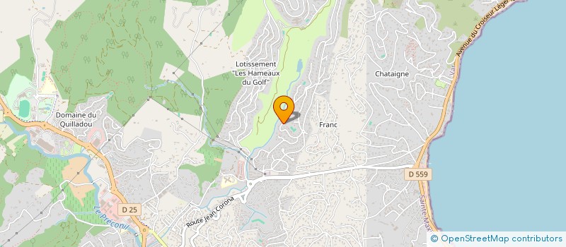 localisation de l'entreprise CHEZ TOI à SAINTE-MAXIME