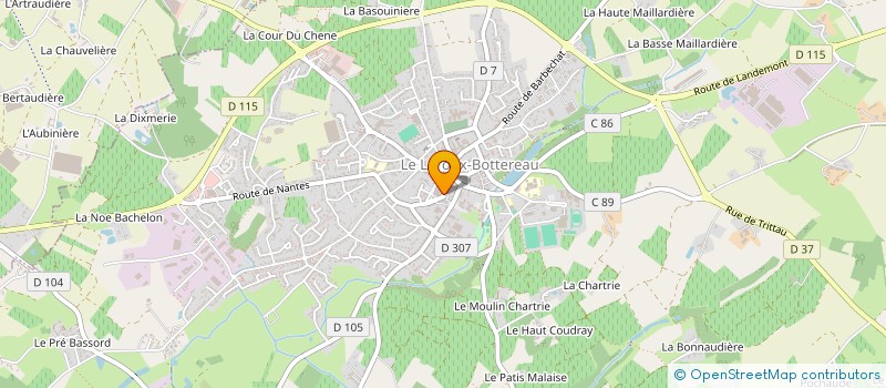 localisation de l'entreprise CHEZ TOM à LE LOROUX-BOTTEREAU