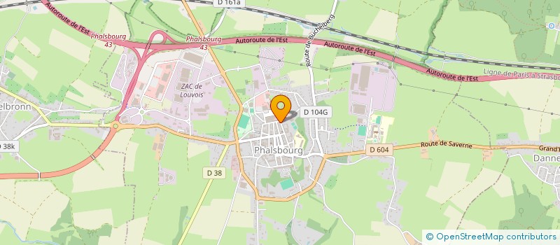 localisation de l'entreprise CHEZ TONTON  PHALSBOURG