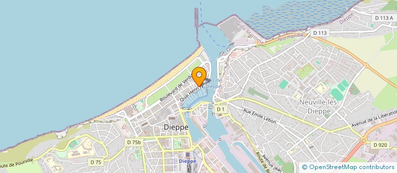 localisation de l'entreprise CHEZ TONTON  DIEPPE