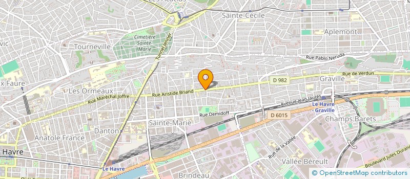 localisation de l'entreprise CHEZ TONTON à LE HAVRE