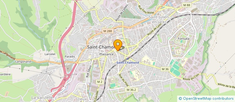 localisation de l'entreprise CHEZ TONTON à SAINT-CHAMOND