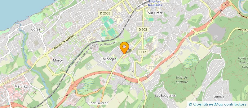 localisation de l'entreprise CHEZ TONTON MARKET  THONON-LES-BAINS