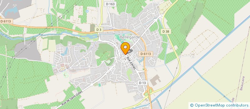 localisation de l'entreprise CHEZ TONY  BELLEGARDE