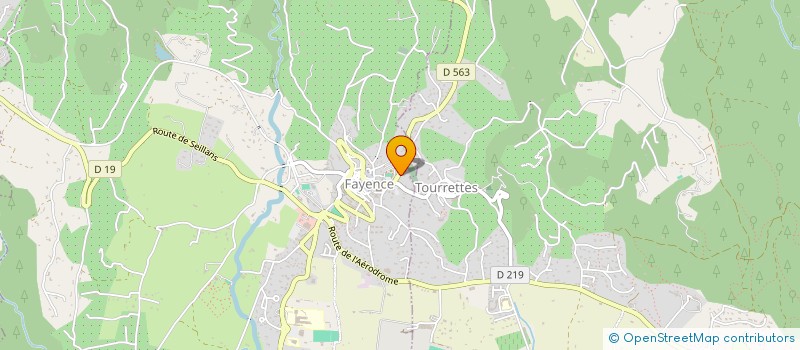 localisation de l'entreprise CHEZ TORTO à FAYENCE