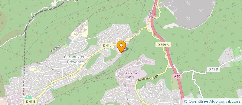 localisation de l'entreprise CHEZ TOTOCH  AUBAGNE