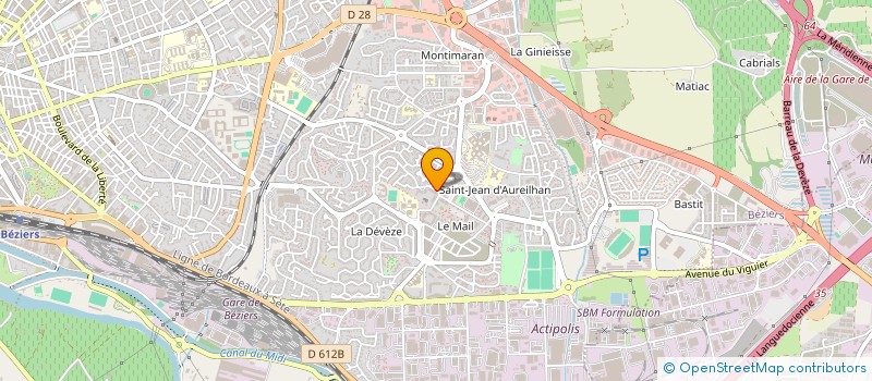 localisation de l'entreprise CHEZ TOUNSI à BEZIERS