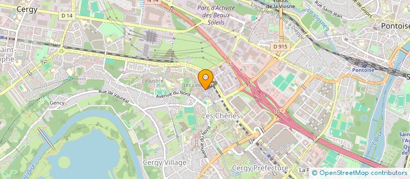 localisation de l'entreprise CHEZ TOUT LE MONDE  CERGY