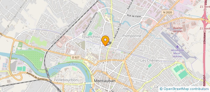 localisation de l'entreprise CHEZ TOUTOUNE  MONTAUBAN