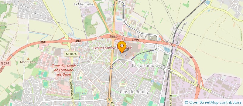 localisation de l'entreprise CHEZ TRAN à DIJON