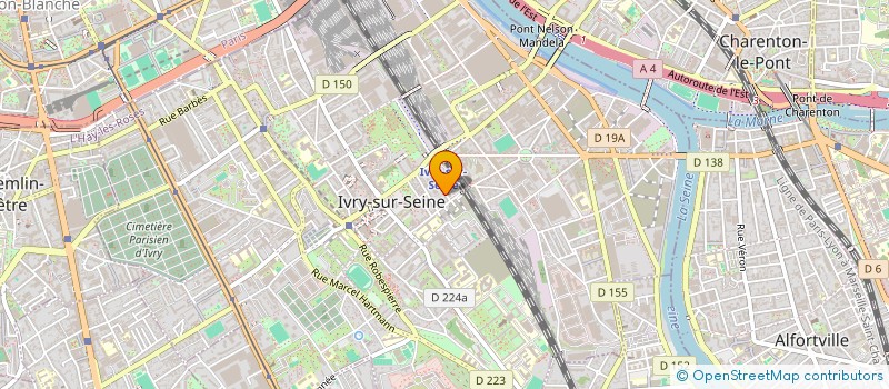 localisation de l'entreprise CHEZ TROIS AMIS  IVRY-SUR-SEINE