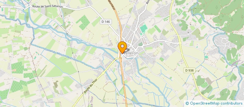 localisation de l'entreprise CHEZ UDO  VELLERON