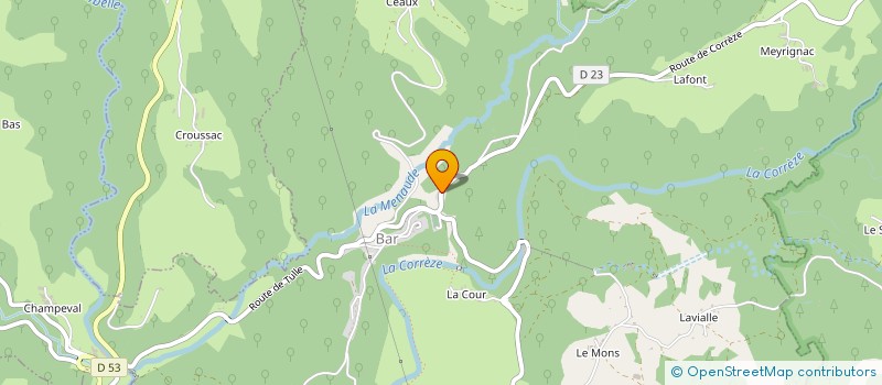 localisation de l'entreprise CHEZ USHUAIA  SARRAN