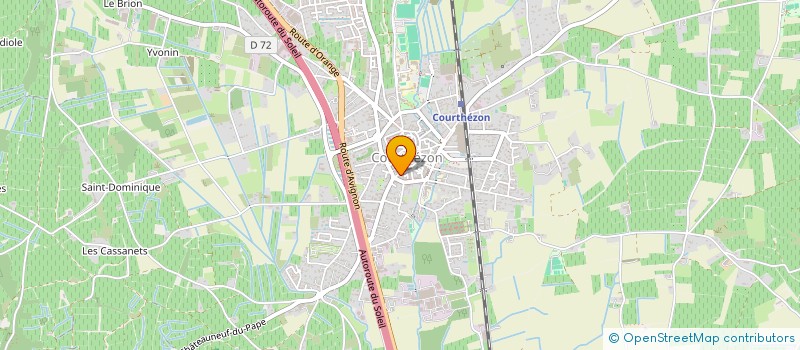 localisation de l'entreprise CHEZ VACHOU  COURTHEZON