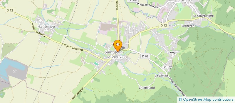 localisation de l'entreprise CHEZ VAL  SAINT-JEAN-LE-VIEUX