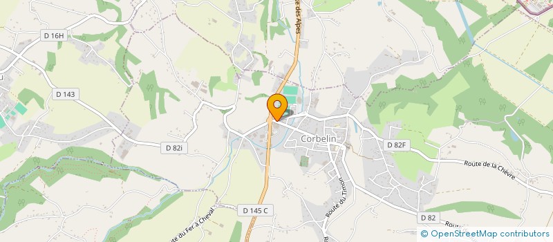 localisation de l'entreprise CHEZ VALENTIN  CORBELIN