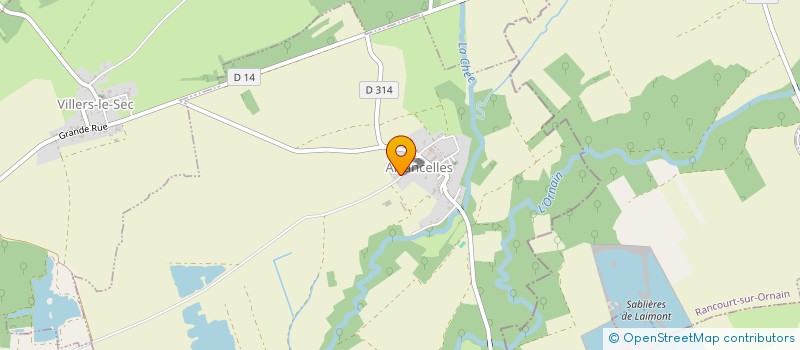 localisation de l'entreprise CHEZ VALENTIN  ALLIANCELLES