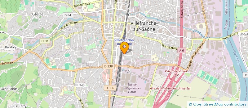 localisation de l'entreprise CHEZ VAUTREY à VILLEFRANCHE-SUR-SAONE