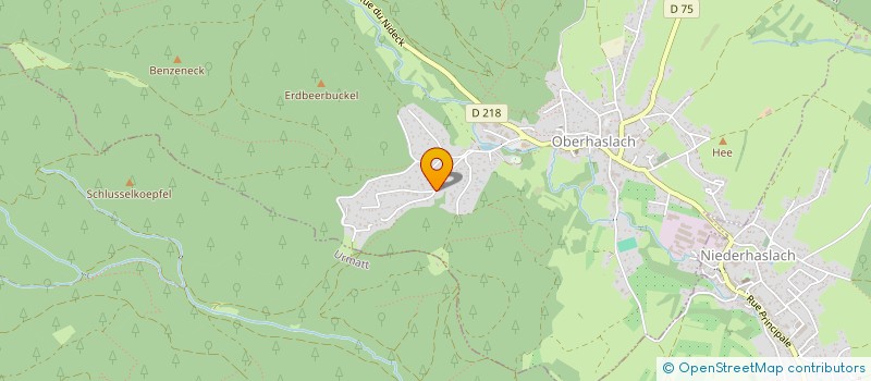 localisation de l'entreprise CHEZ VEG'ANNE  OBERHASLACH