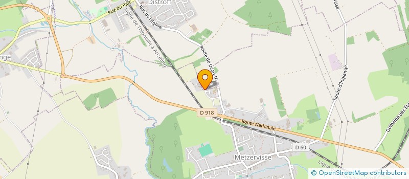 localisation de l'entreprise CHEZ VINCE  DISTROFF