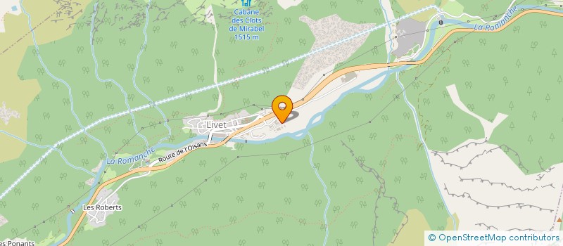 localisation de l'entreprise CHEZ VINCE  LIVET-ET-GAVET